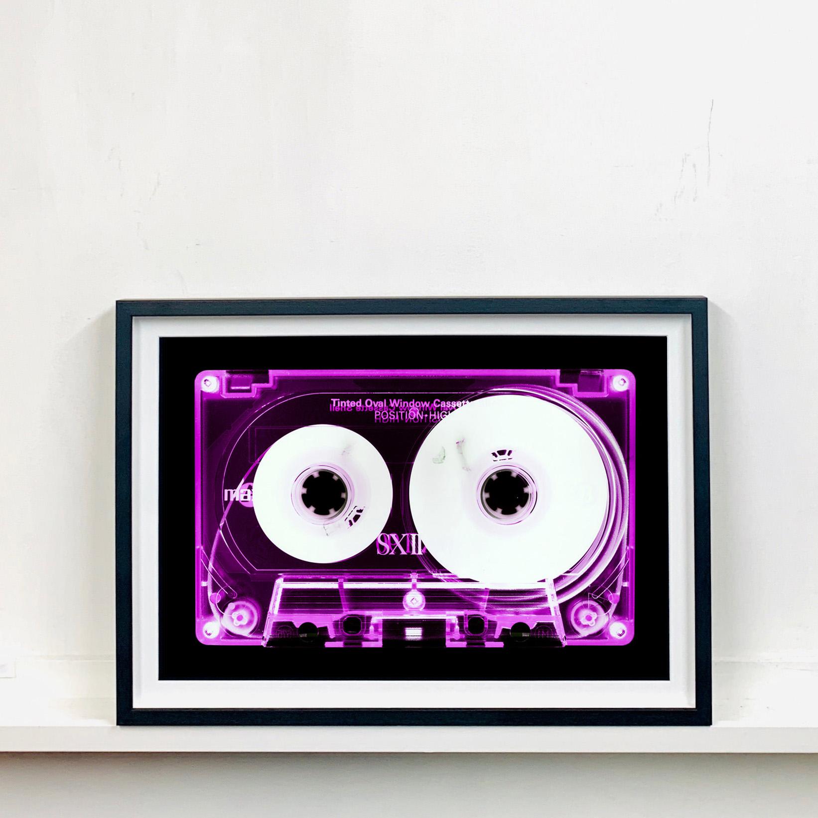 Tape Collection, Pink Tinted Cassette - Contemporary Pop Art Color Photography For Sale 2