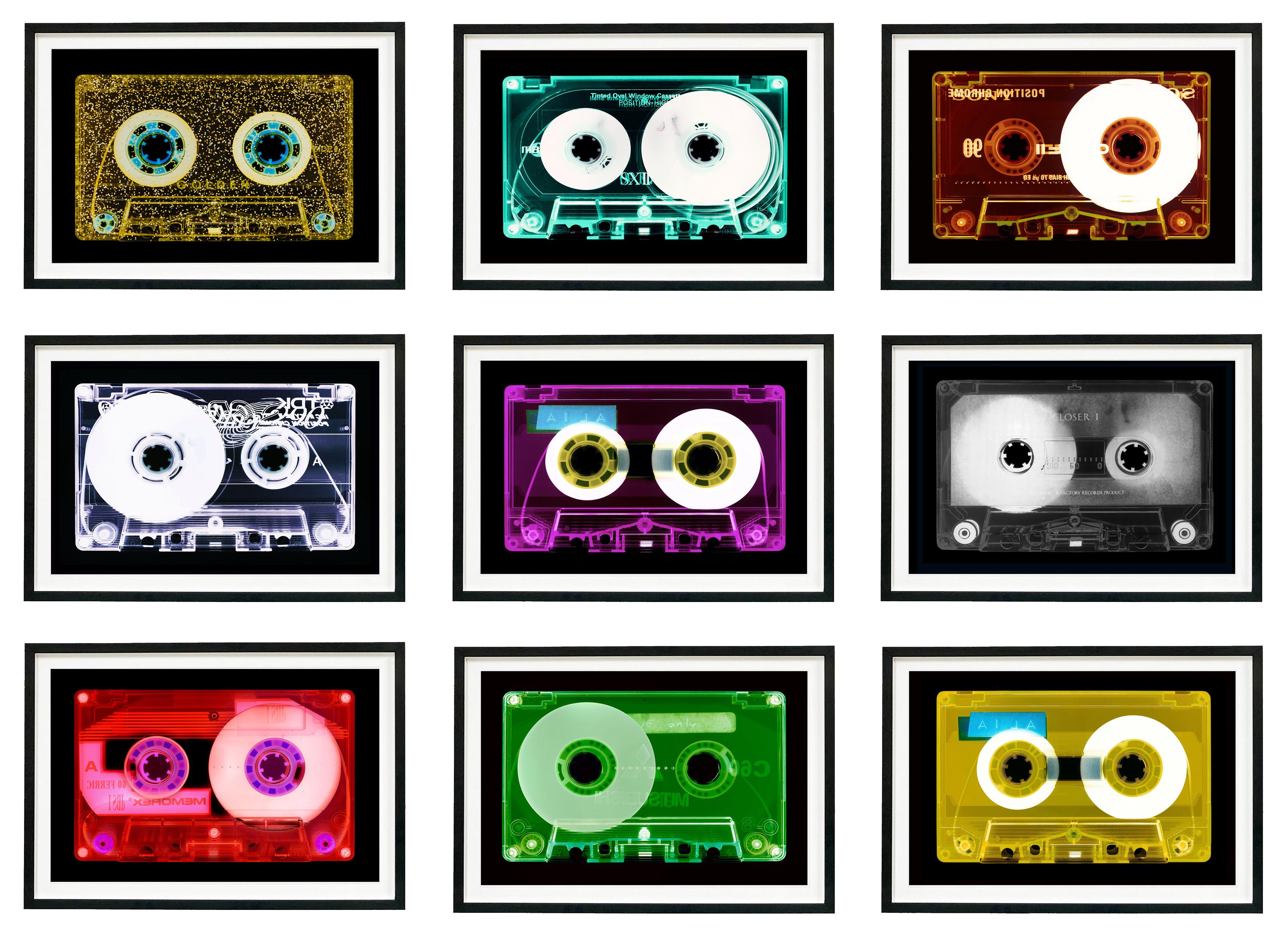 Tape Collection Set of Nine Small Framed Pop Art Color Photography