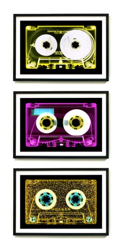 Tape Collection Set of Three Small Framed Pop Art Color Photography