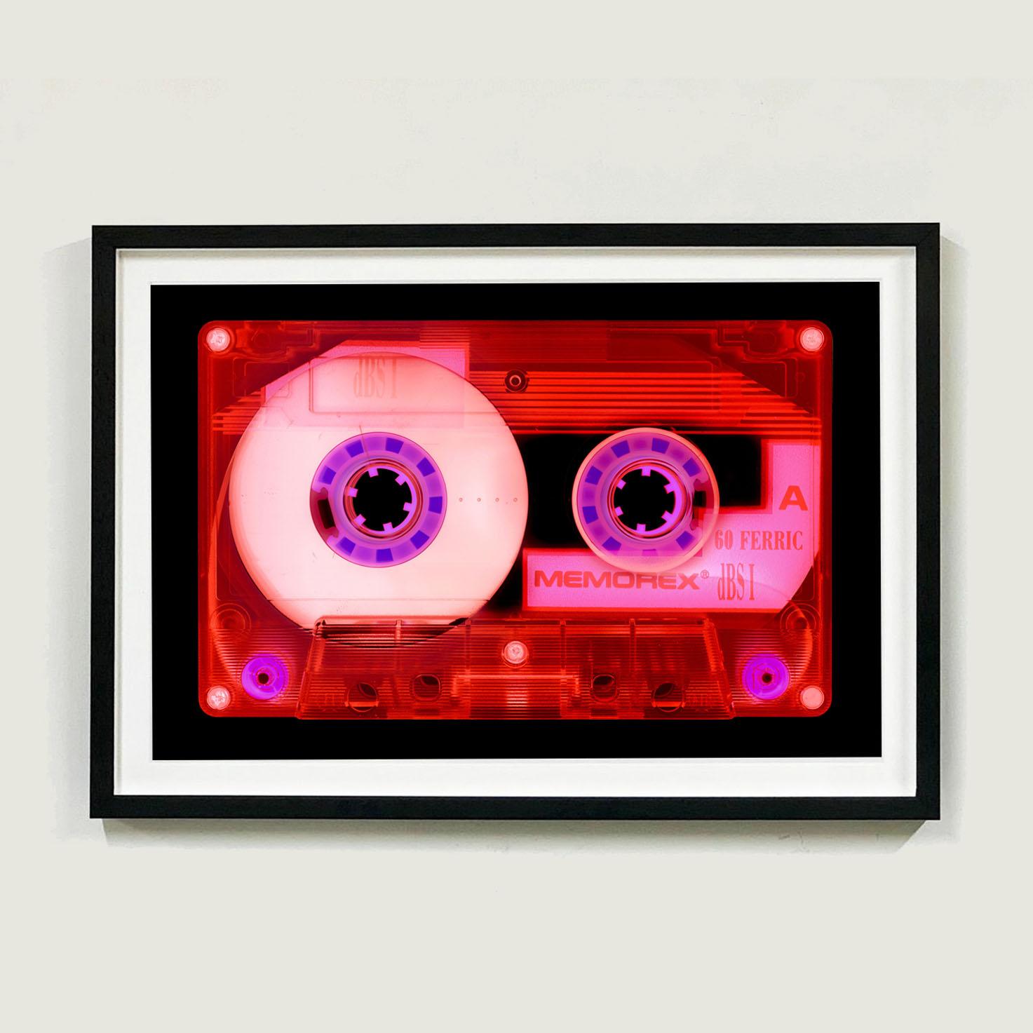Tape Collection Set of Three Large Framed Pop Art Color Photography - Gray Still-Life Photograph by Heidler & Heeps