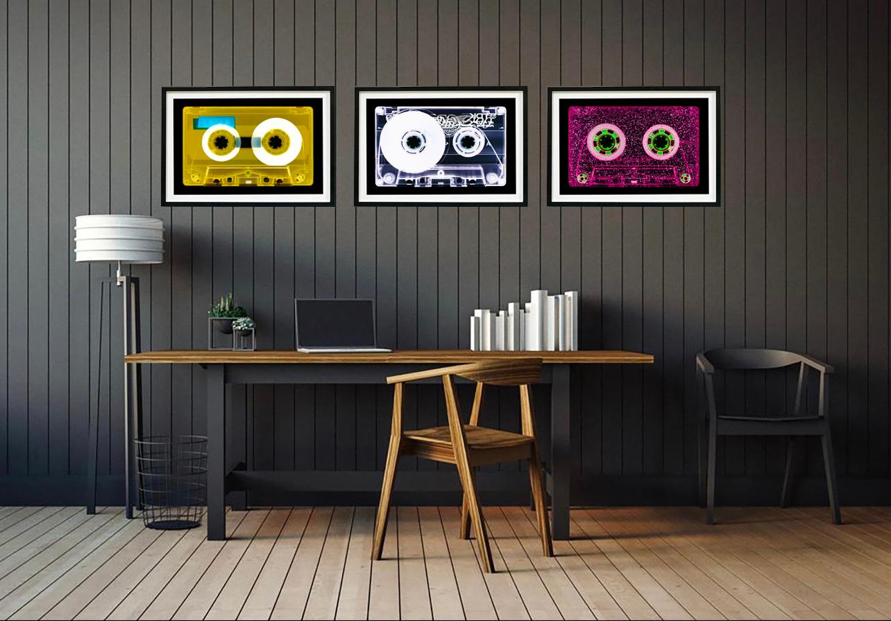 Tape Collection Set of Three Medium Framed Pop Art Color Photography For Sale 3