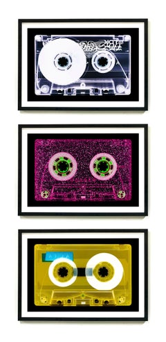 Tape Collection Set of Three Medium Framed Pop Art Color Photography