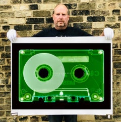 Tape Collection, Side One Only Green - Contemporary Pop Art Color Photography