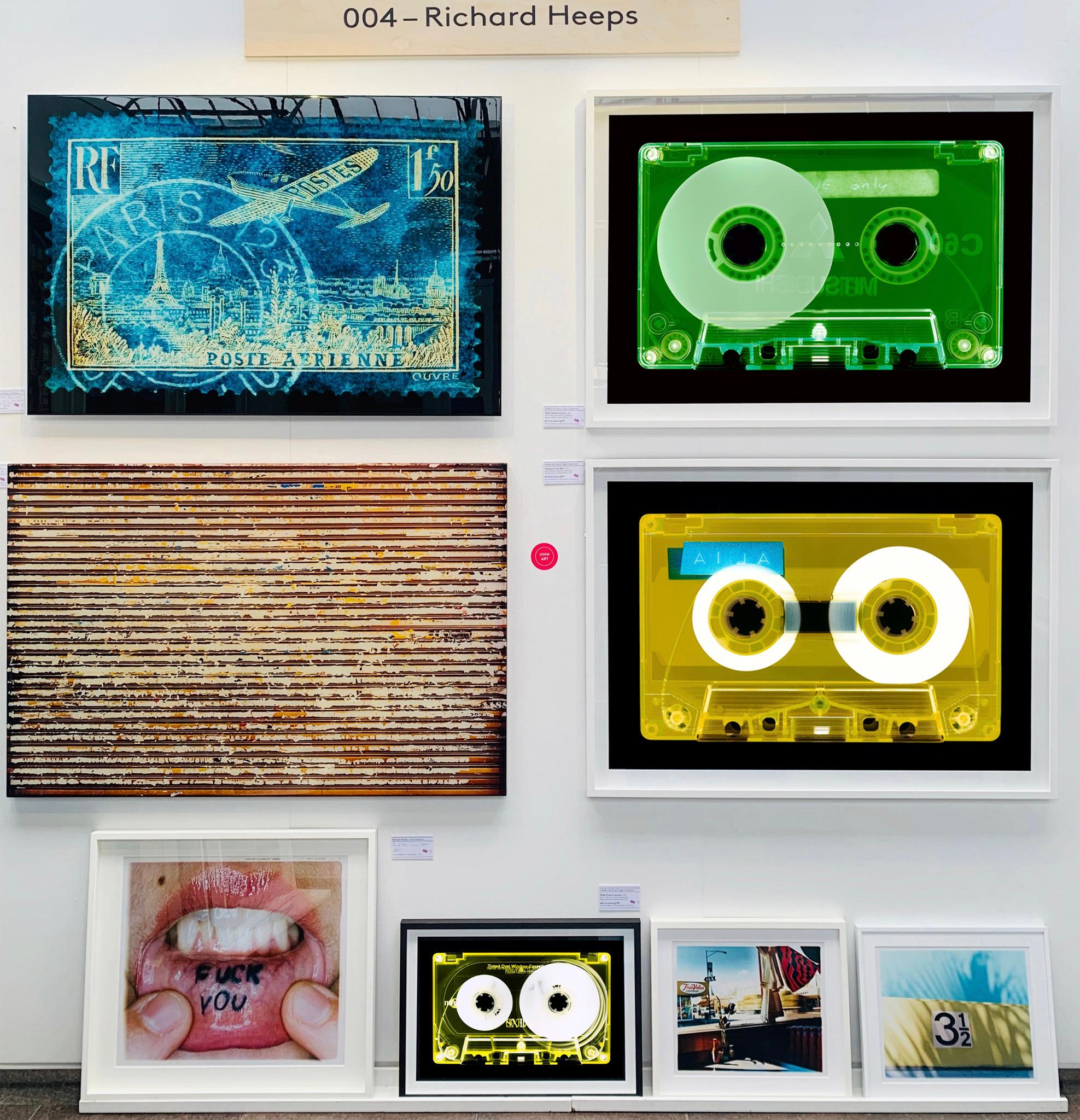 Tape Collection, Side One Only Green - Contemporary Pop Art Color Photography For Sale 3