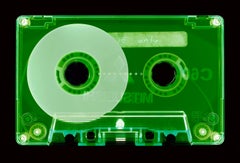 Tape Collection, Side One Only Green - Contemporary Pop Art Color Photography