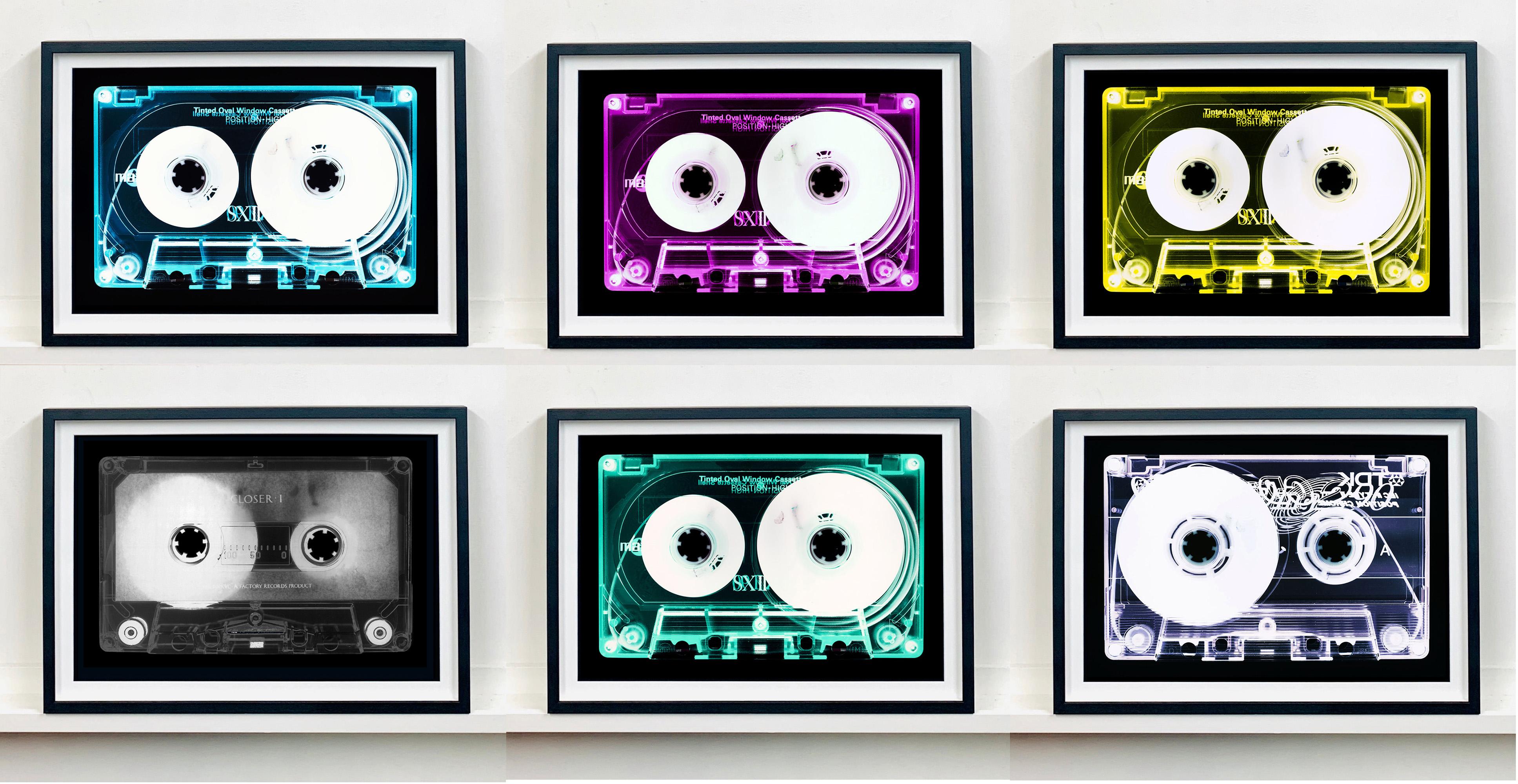 Wandteppich-Kollektion - getönte ovale Fensterkasette - Konzeptionelle Farbe Musik Pop Art im Angebot 4