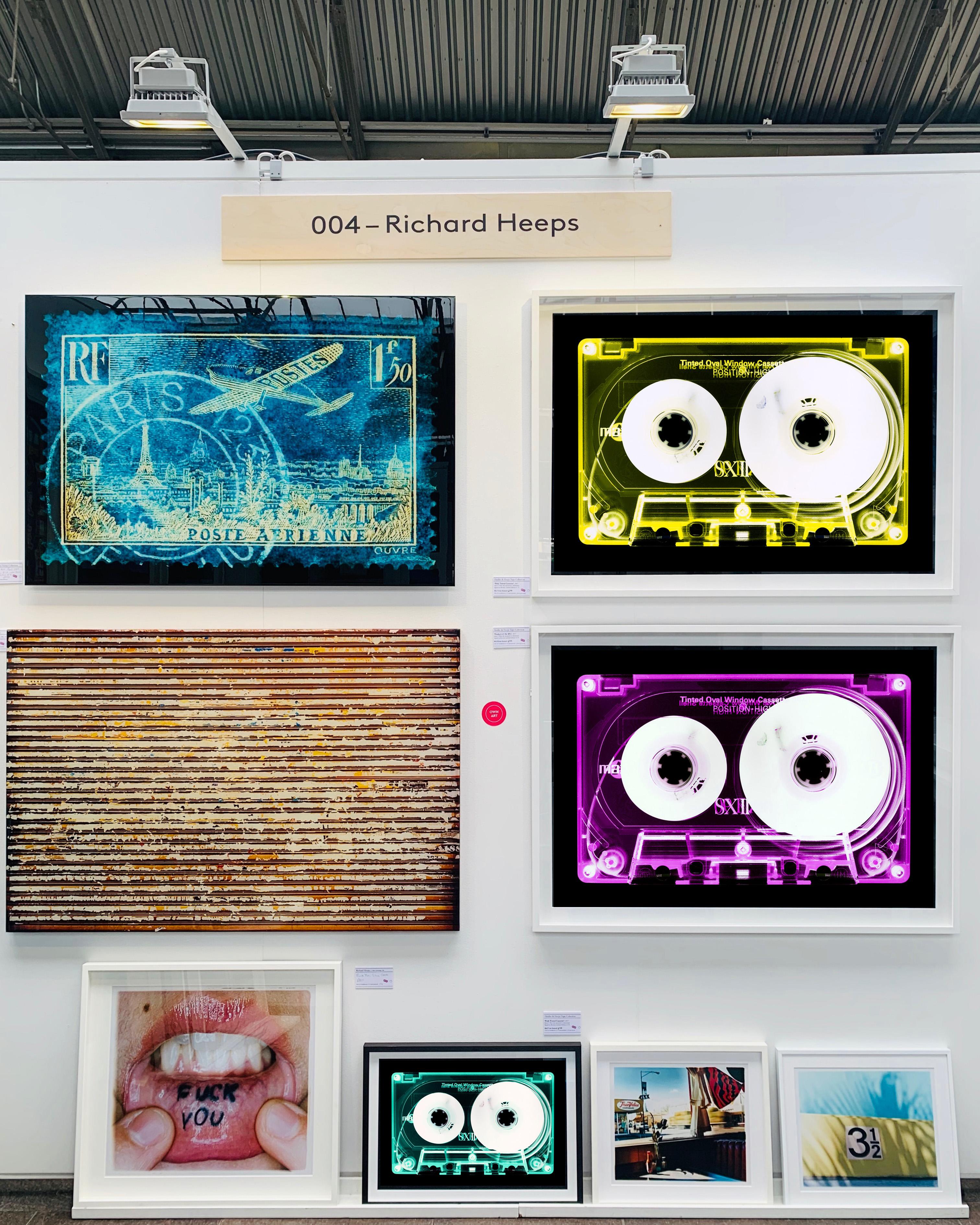 Tape Collection, Yellow Tinted Cassette - Contemporary Pop Art Color Photography For Sale 3