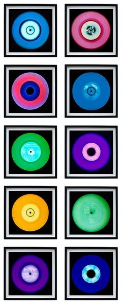 Vinyl Collection 10 Piece Multicolor Installation - Pop Art Color Photography