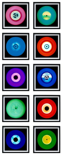 Vinyl Collection 10 Piece Multicolor Installation - Pop Art Color Photography
