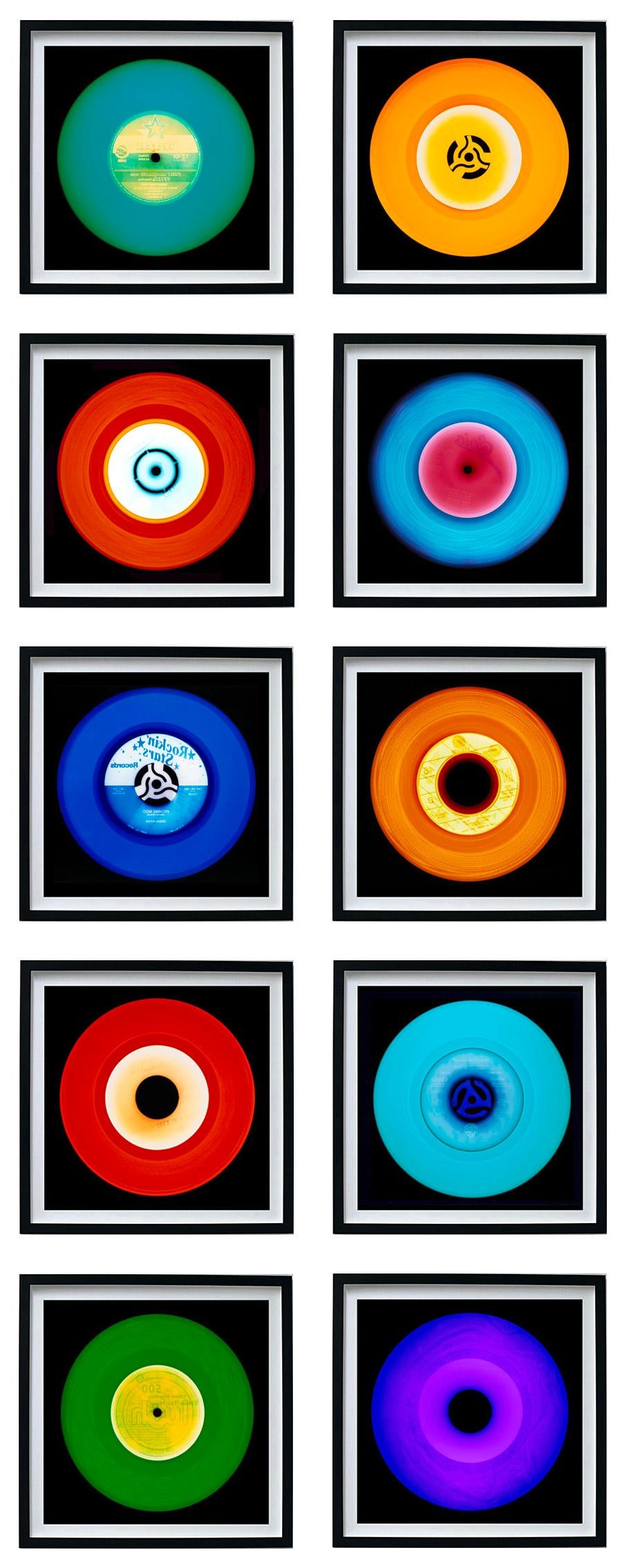Print de Heidler & Heeps - Colección Vinilo 10 Piezas Instalación Multicolor - Fotografía Pop Art Color
