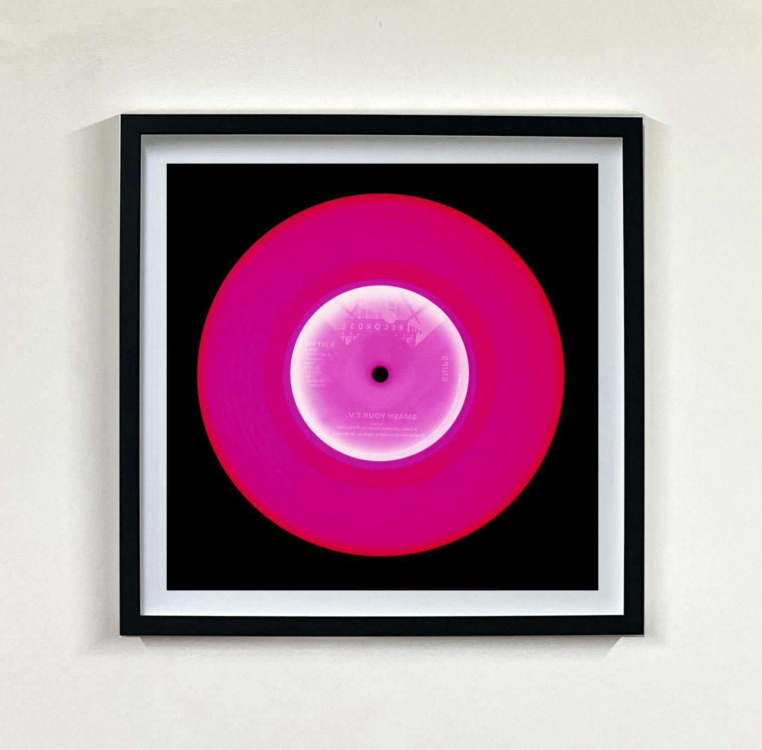Vinyl Kollektion 16 Stück Mehrfarbige quadratische Installation – Pop-Art-Fotografie im Angebot 5