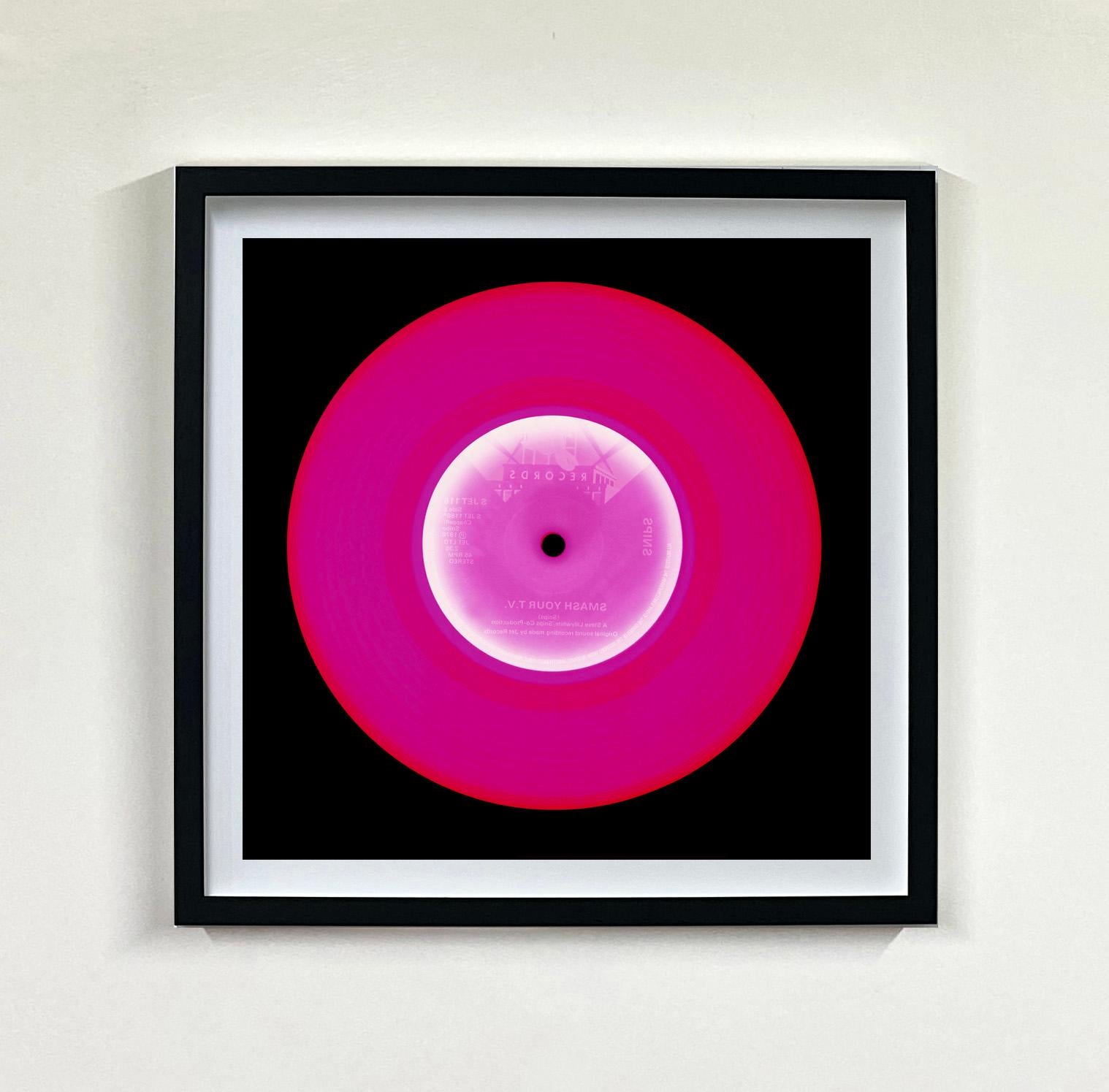 Colección Vinilo 16 Piezas Cuadrado Multicolor Instalación - Fotografía Pop Art en venta 5