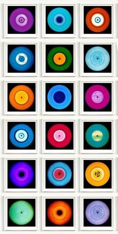 Collection de 18 pièces d'installation multicolore en vinyle - Photographie couleur pop art
