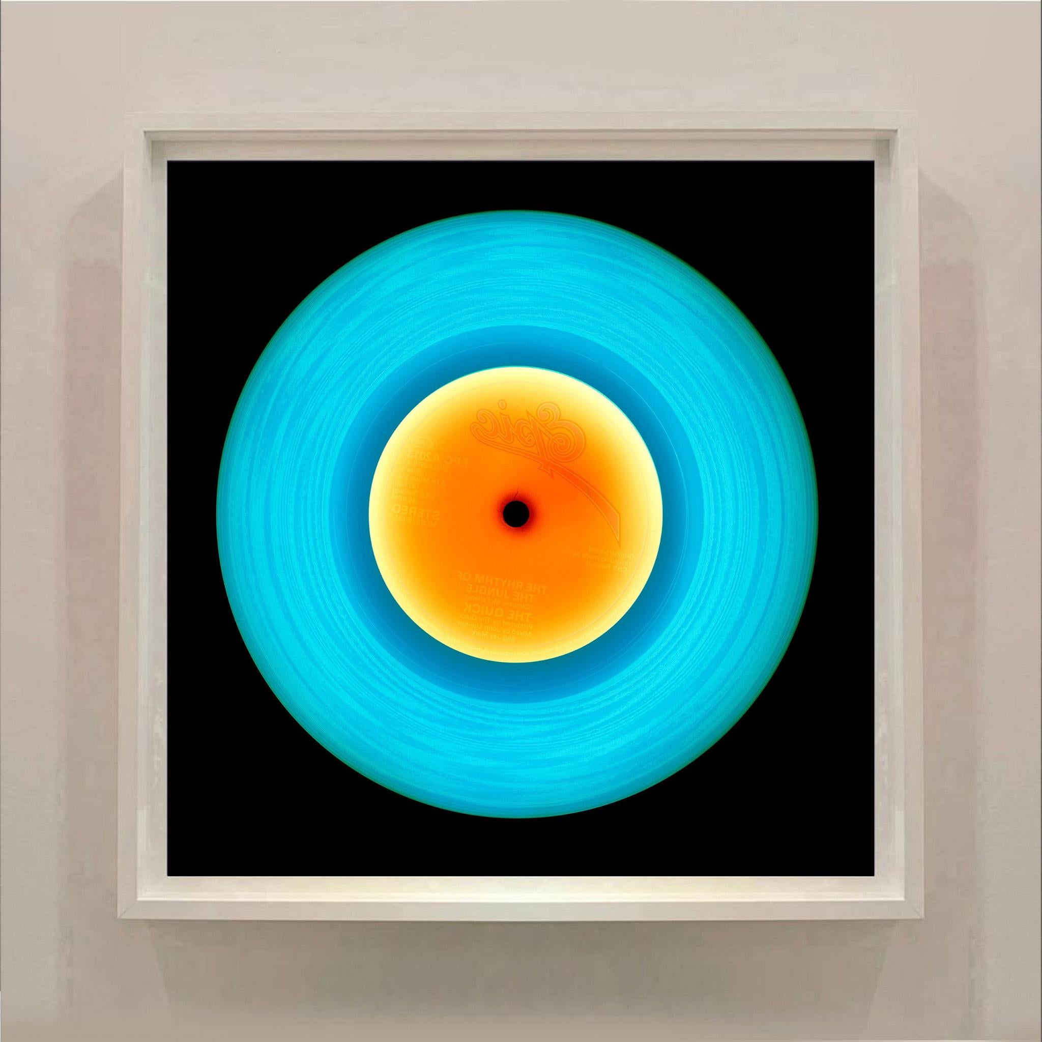 1981 Blue Orange from the Heidler and Heeps Vinyl Collection.
Acclaimed contemporary photographers, Richard Heeps and Natasha Heidler have collaborated to make this beautifully mesmerising collection. A celebration of the vinyl record and analogue