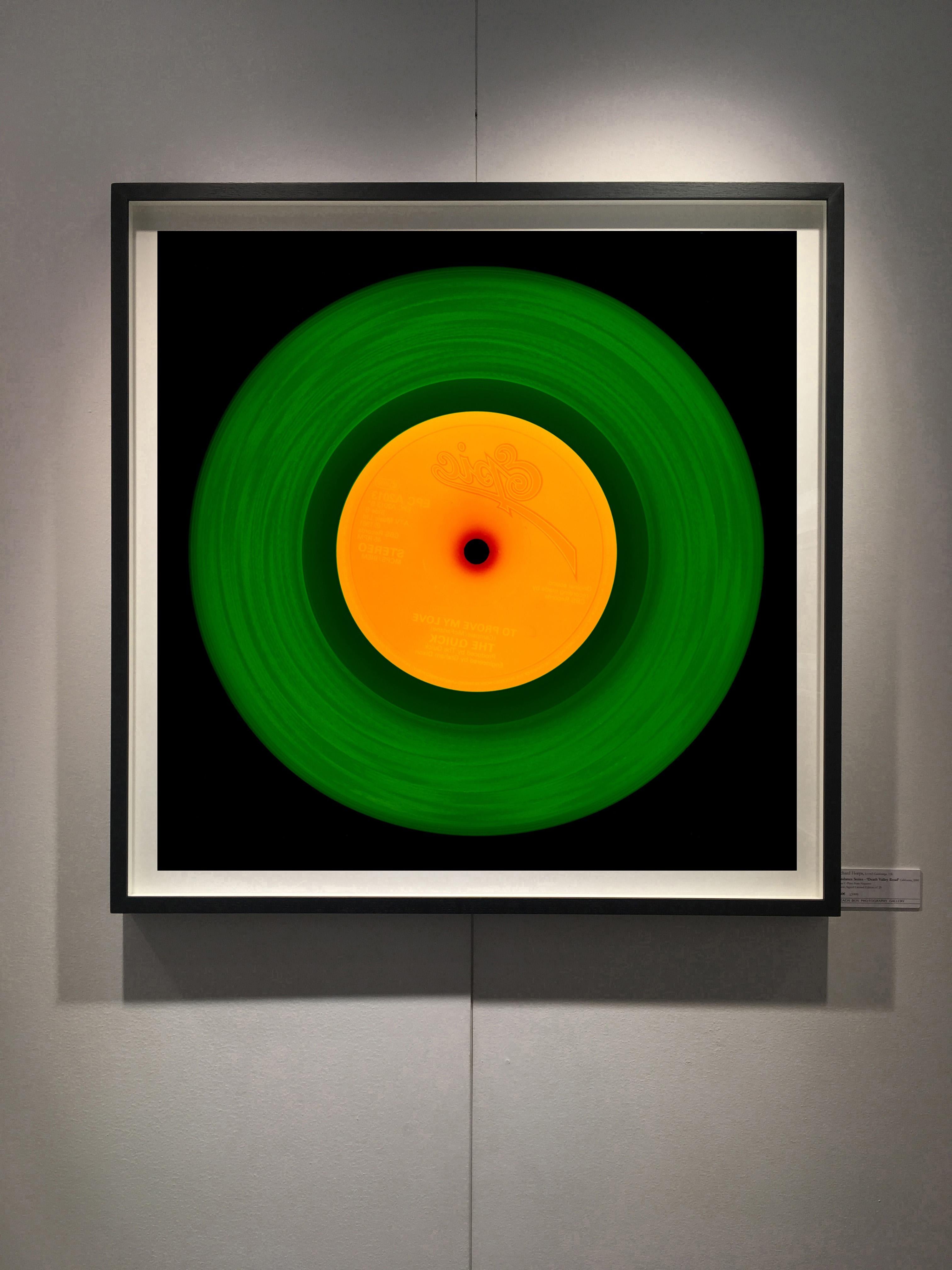 Vinyl Collection, 1981 (Green/Orange) - Conceptual, Pop-Art, Color Photography For Sale 1