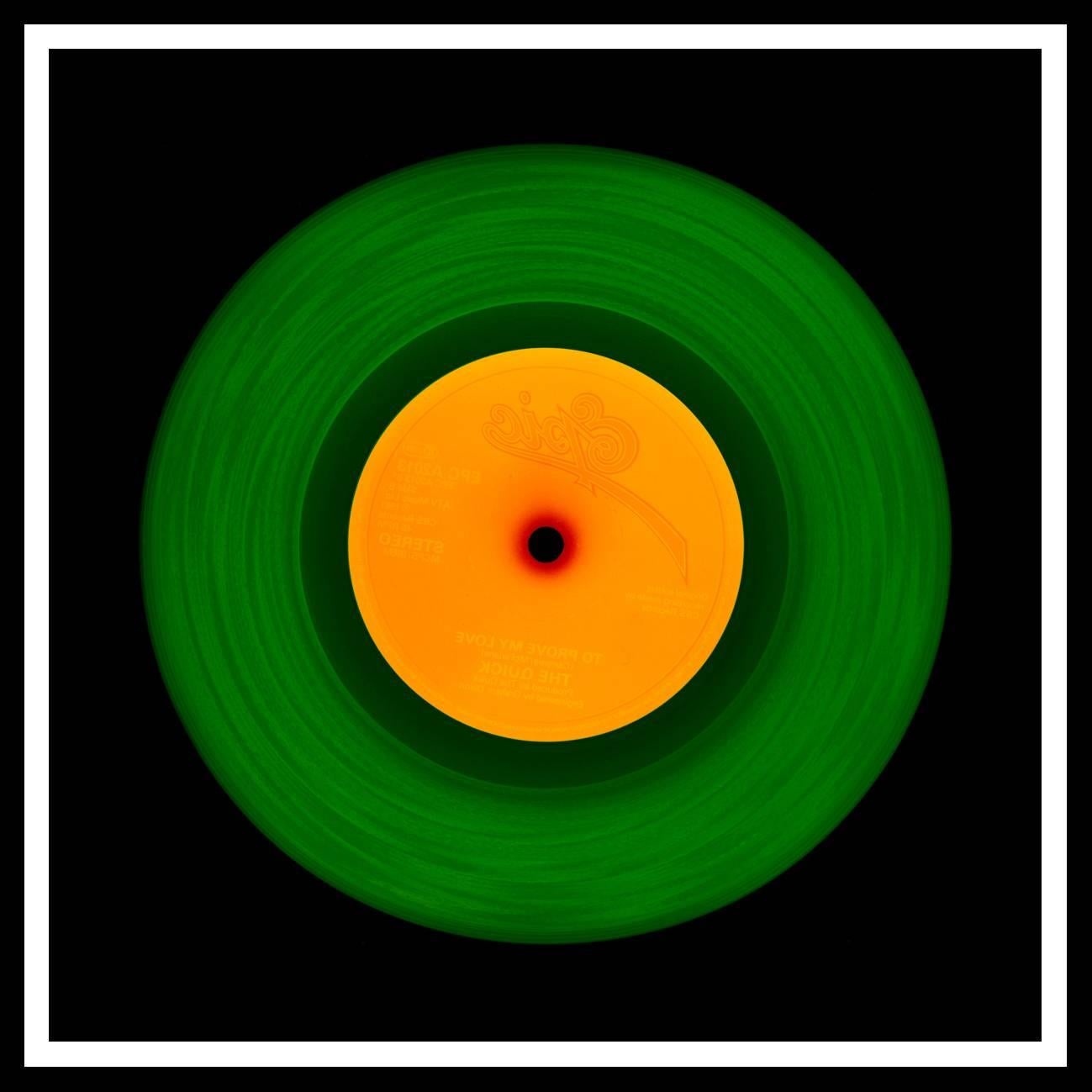 Vinyl Collection, 1981 (Green/Orange) - Conceptual, Pop-Art, Color Photography For Sale 5