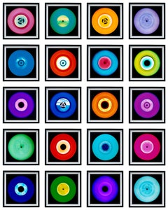 Vinyl Collection 20 Piece Multi-Color Installation - Pop Art Color Photography