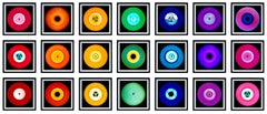 Vinyl Collection 21 Piece Multi-Color Installation - Pop Art Color Photography
