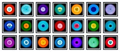 Vinyl Collection 21 Piece Multi-color Installation - Pop Art Color Photography