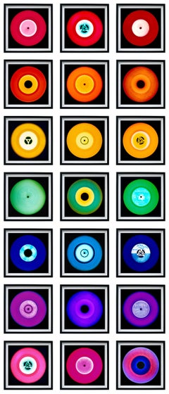 Vinyl Collection 21 Piece Multi-Color Installation - Pop Art Color Photography