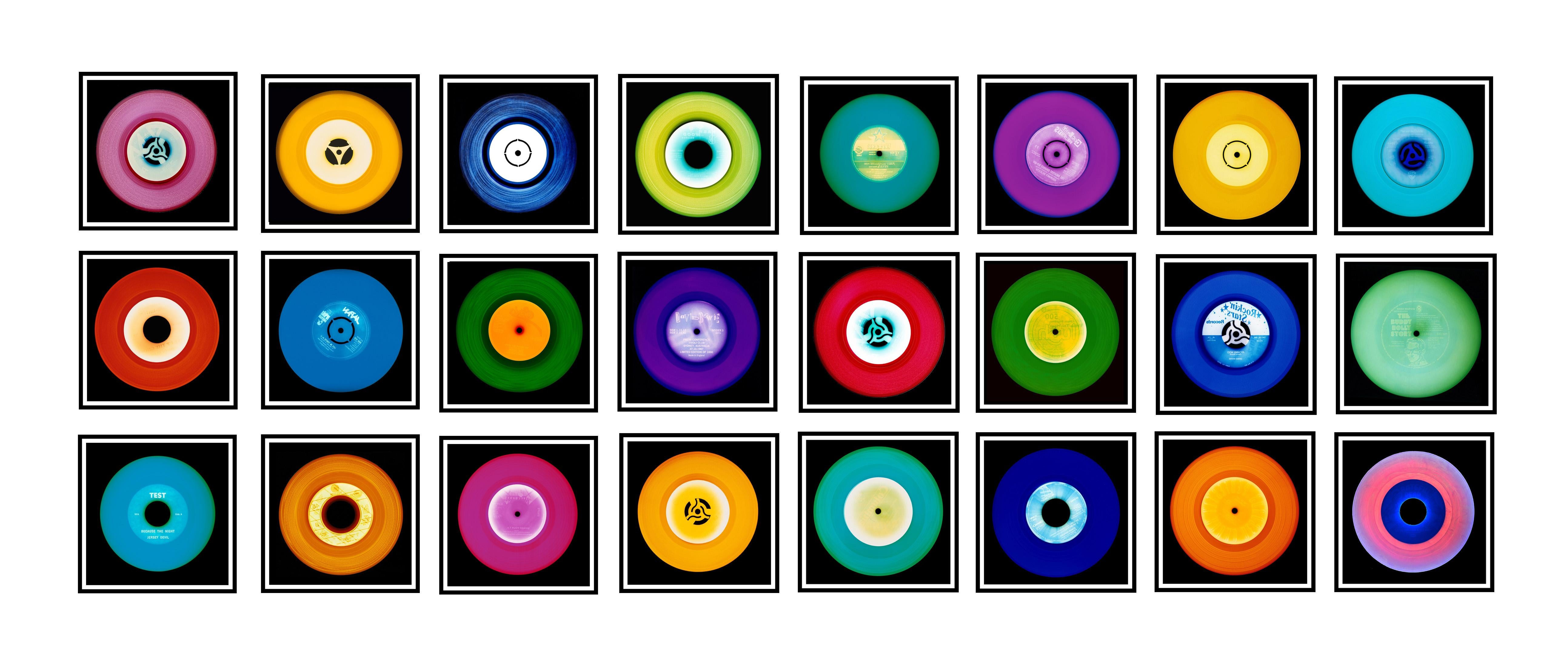 Vinyl Collection 24 Piece Multi-Color Installation - Pop Art Color Photography