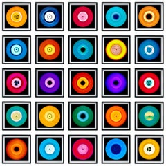 Vinyl Collection 25 Piece Starburst Square Installation - Pop Art Photography