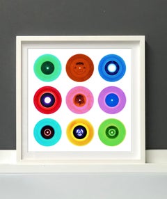 Collection Vinyl, 7 po. (B) Compilation latérale - Photographie couleur Pop Art