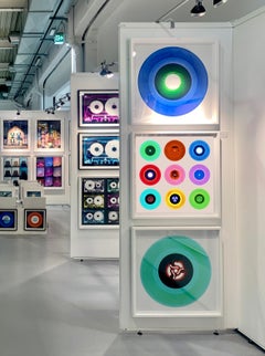 Vinyl-Kollektion, 7"" B-Beistellkomposition - Pop-Art-Farbfotografie