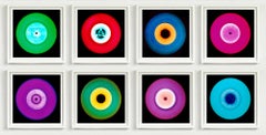 Collection de 8 pièces d'installation multicolore en vinyle - Photographie couleur pop art