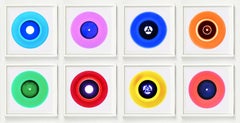 Vinyl Collection 8 Piece Multicolor Installation - Pop Art Color Photography