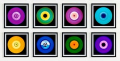 Vinyl Collection 8 Piece Multicolor Installation - Pop Art Color Photography
