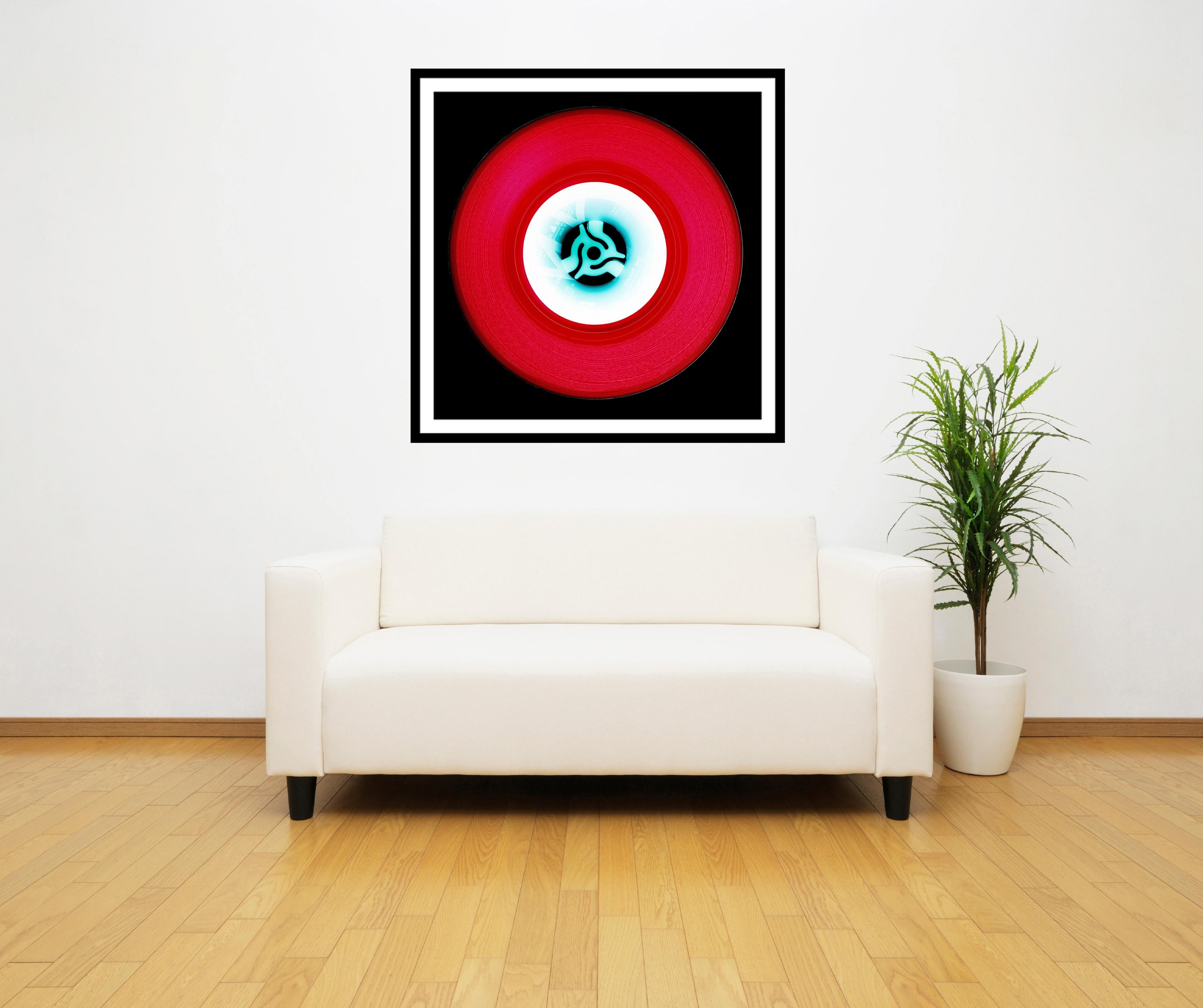 Vinyl Collection, A (Cherry Red) - Conceptual Pop Art Color Photography For Sale 3