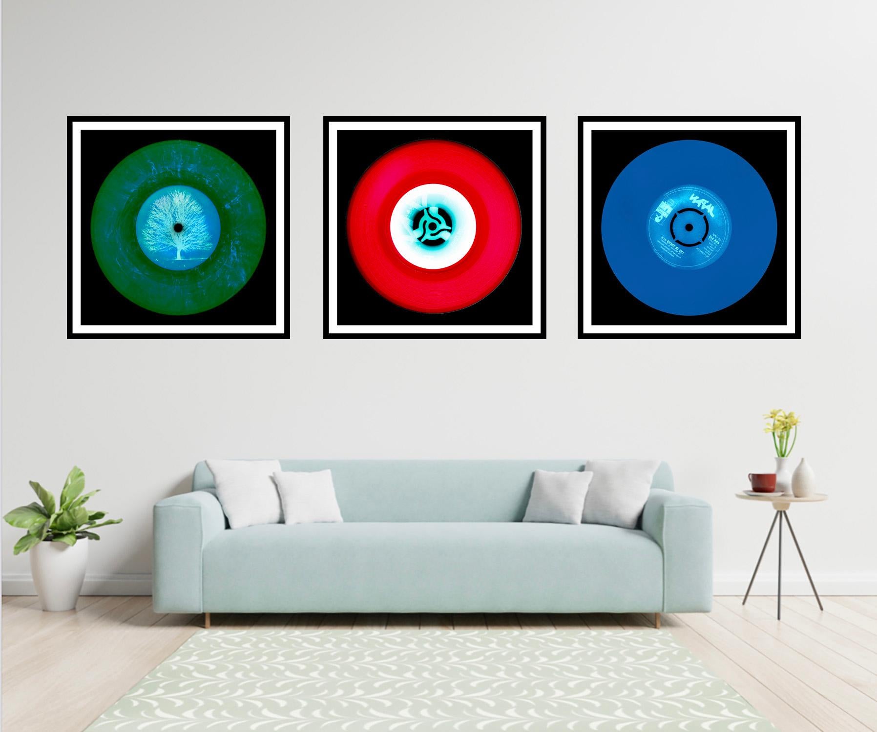 Vinyl Collection, A (Cherry Red) - Conceptual Pop Art Color Photography For Sale 4