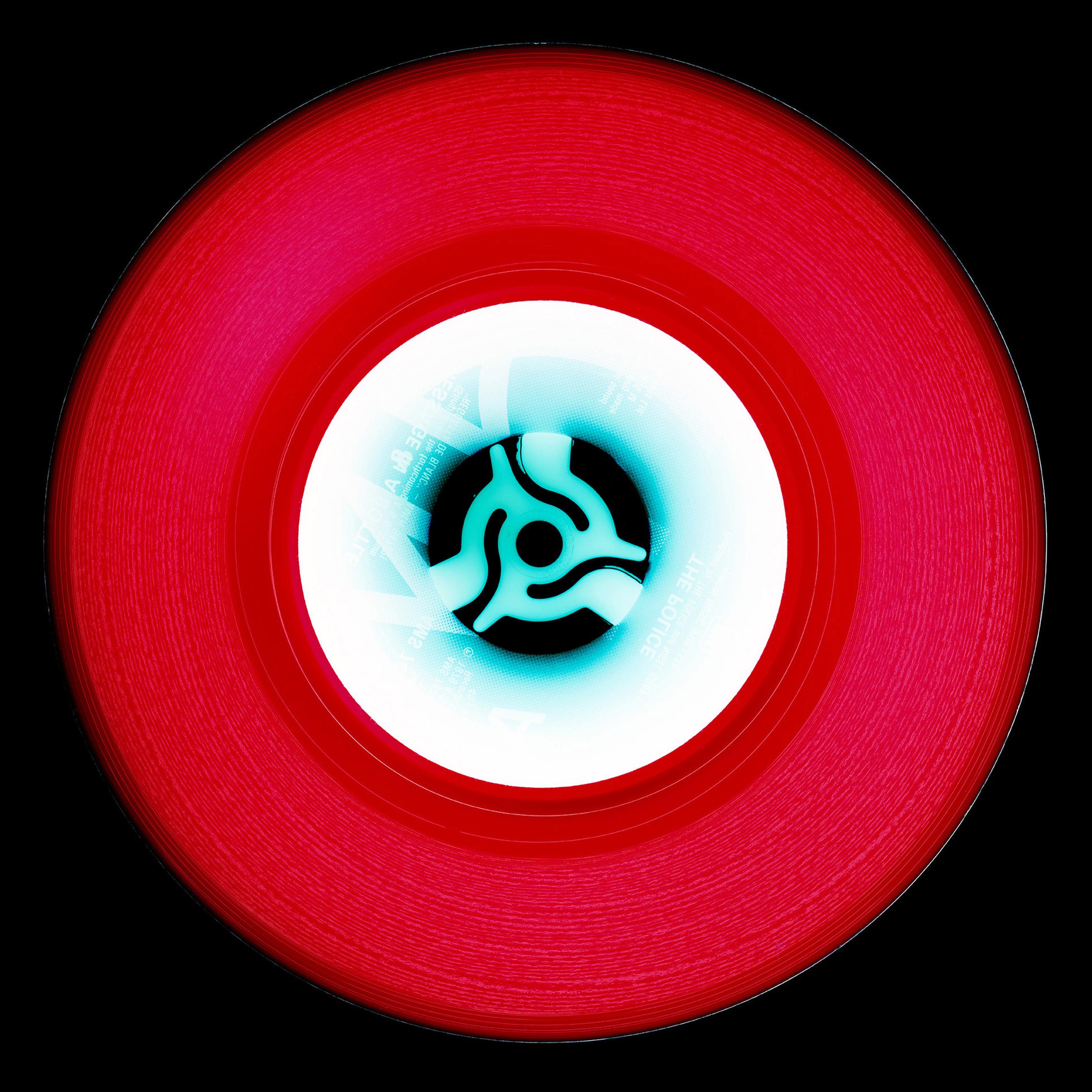 Heidler & Heeps Print - Vinyl Collection, A (Cherry Red) - Conceptual, Pop Art, Color Photography