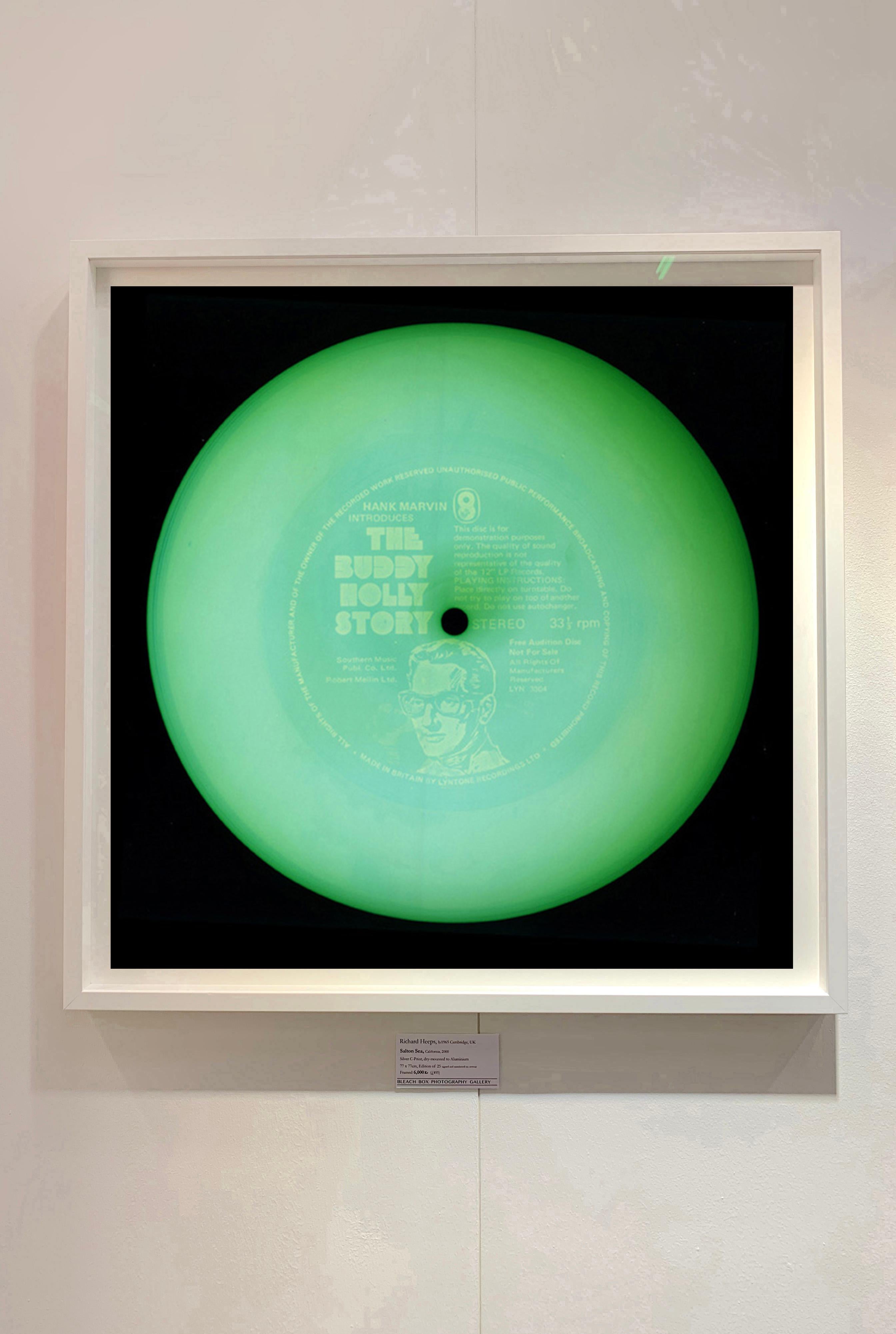 Vinyl Collection, Audition Disc - Green, Conceptual, Pop Art Color Photography - Print by Heidler & Heeps