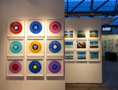 Vinyl Collection B Side Blues Installation - Pop Art Color Photography