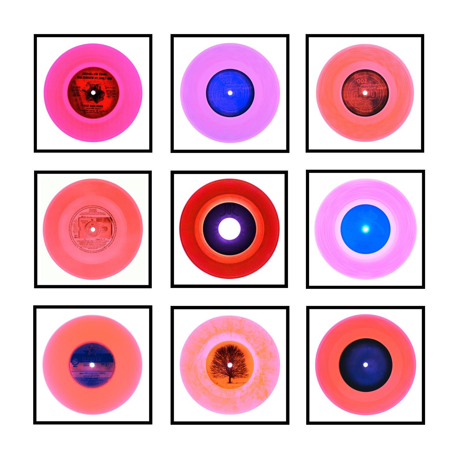 Installation B Side Pop of Pink de la collection Vinyl - Photographie couleur pop art