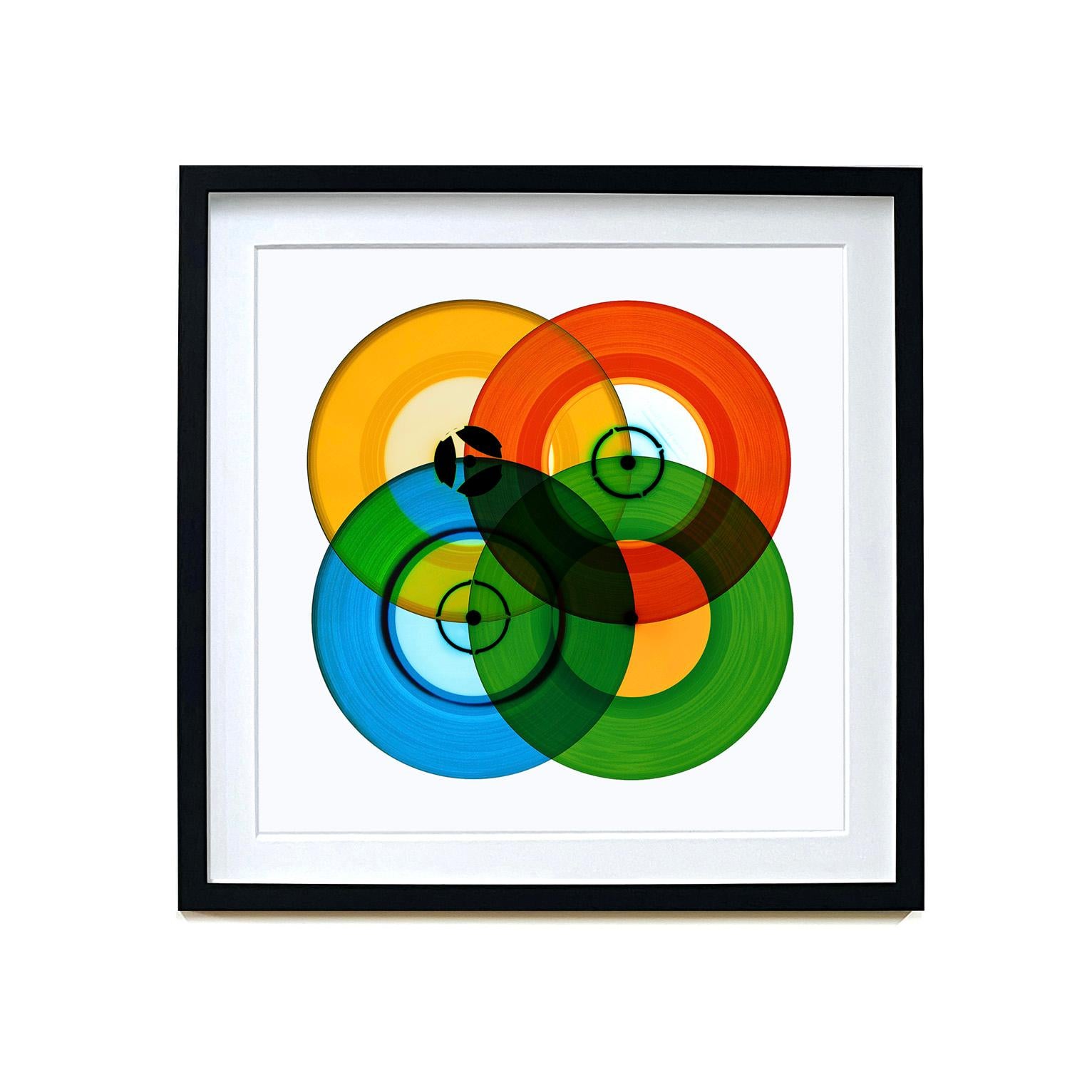 Registrazione in vinile Collection'A. B. - Fotografia Pop Art a colori - Print Verde di Heidler & Heeps