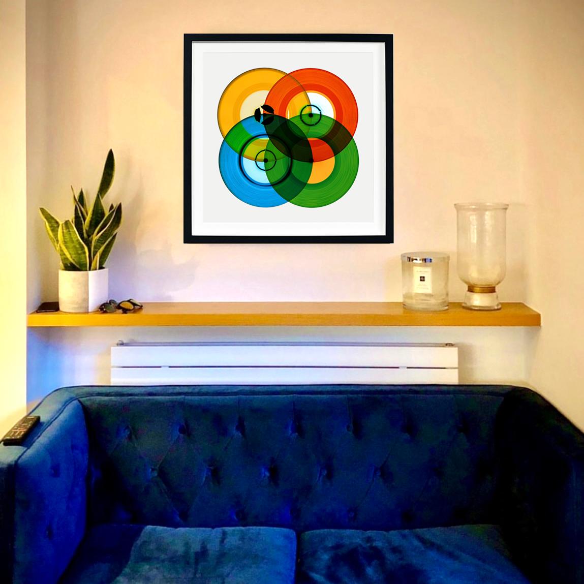 Enregistrement latéral B collection Vinyl - Photographie couleur Pop Art en vente 2