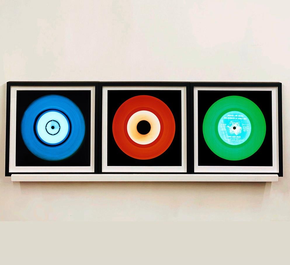 Collection Vinyl - Trio bleu, rouge, vert - Photographie couleur pop art en vente 2