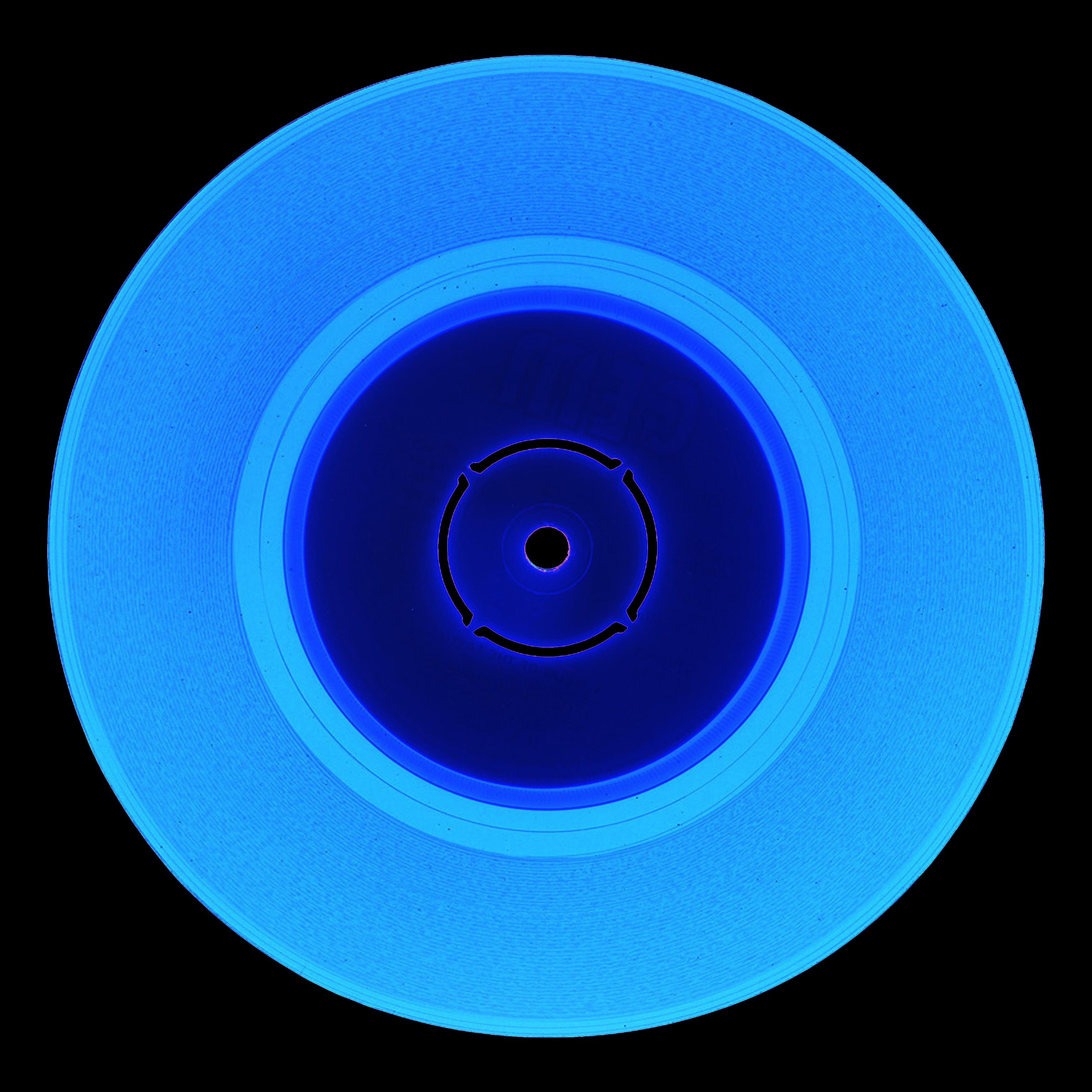 Heidler & Heeps Print - Vinyl Collection, Double B Side Blue - Conceptual Pop Art Color Photography