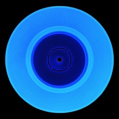 Vinyl Kollektion, Double B Side Blue – Konzeptuelle Pop-Art-Farbfotografie