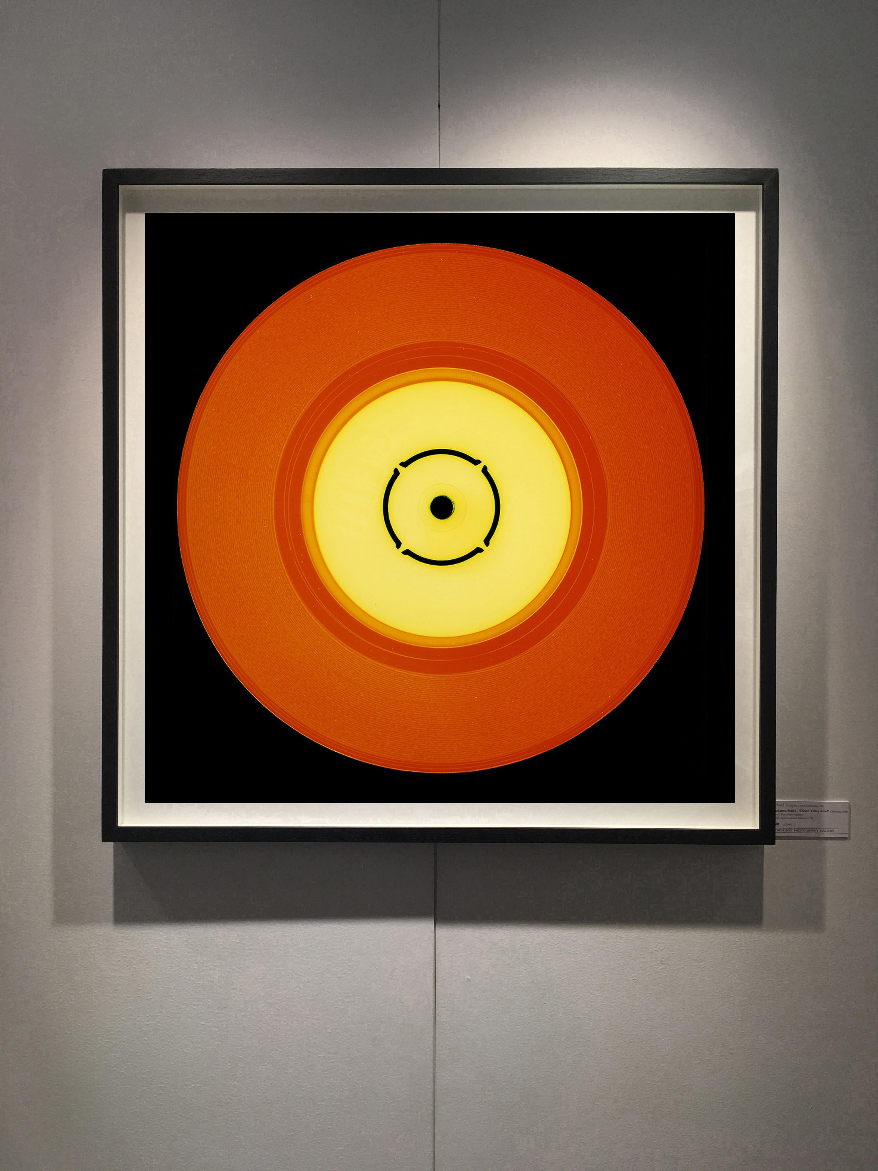 Les photographes contemporains renommés Richard Heeps et Natasha Heidler ont collaboré pour créer cette collection merveilleusement envoûtante. Une célébration du disque vinyle et de la technologie analogique, qui reflète la pratique de l'artiste en