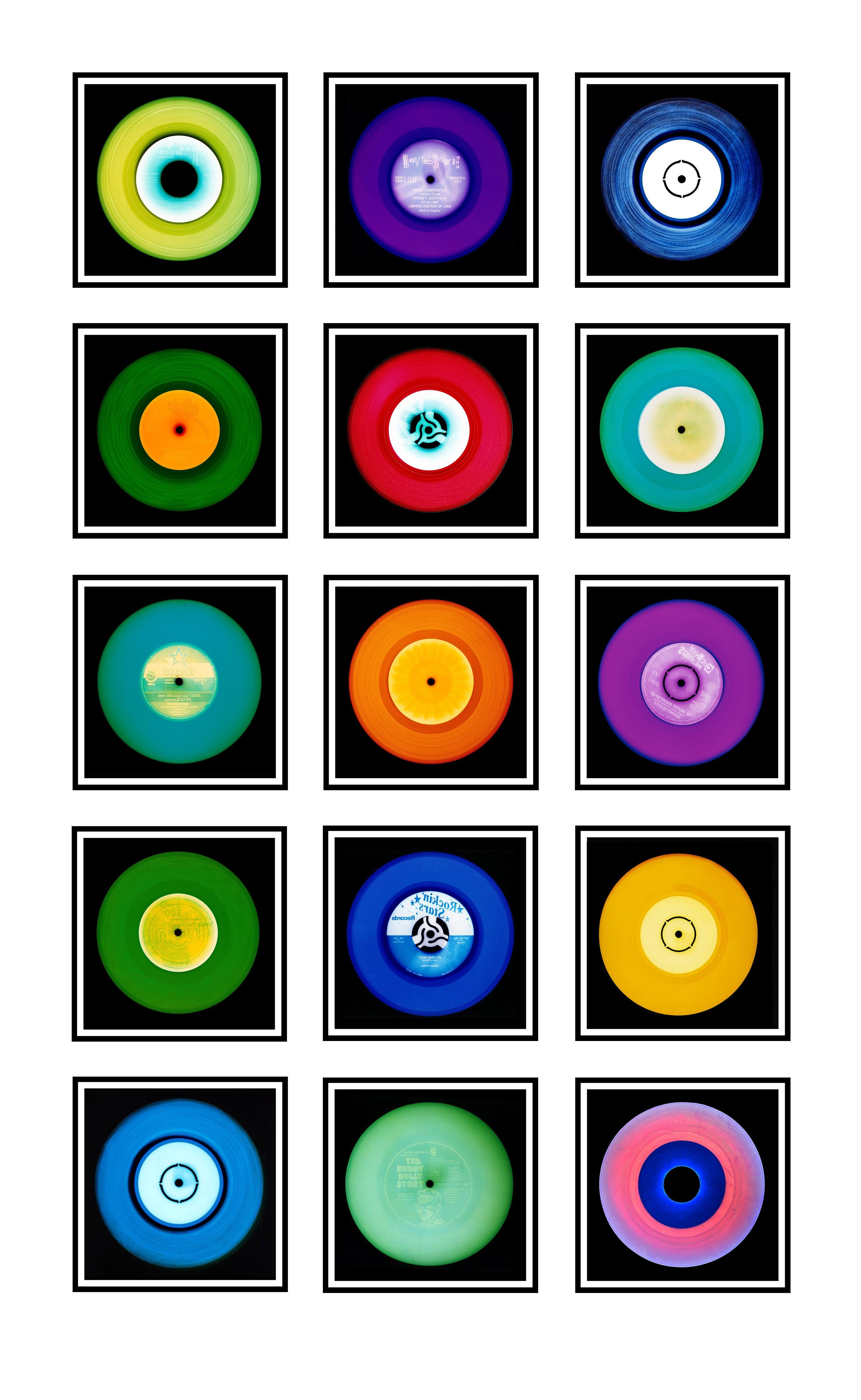 Vinyl Collection Fifteen Piece Installation - Pop Art Color Photography - Print by Heidler & Heeps