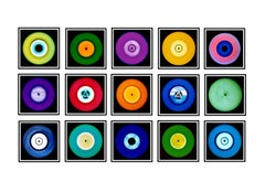 Vinyl Collection Fifteen Piece Installation - Pop Art Color Photography