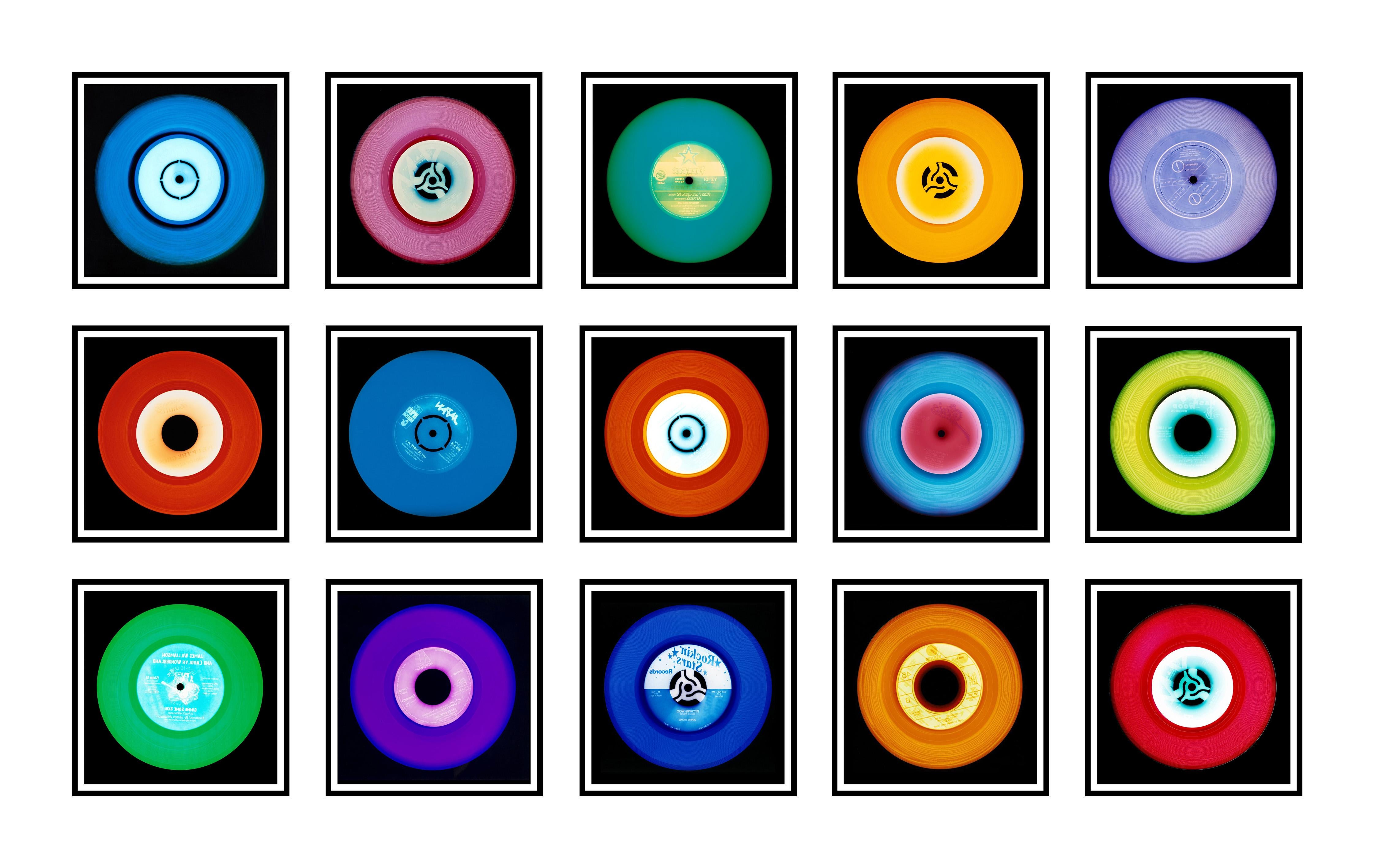 Vinyl Collection Fifteen Piece Multi-Color Installation - Pop Art Photography - Print by Heidler & Heeps