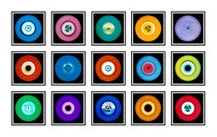 Vinyl Collection Fifteen Piece Multi-Color Installation - Pop Art Photography