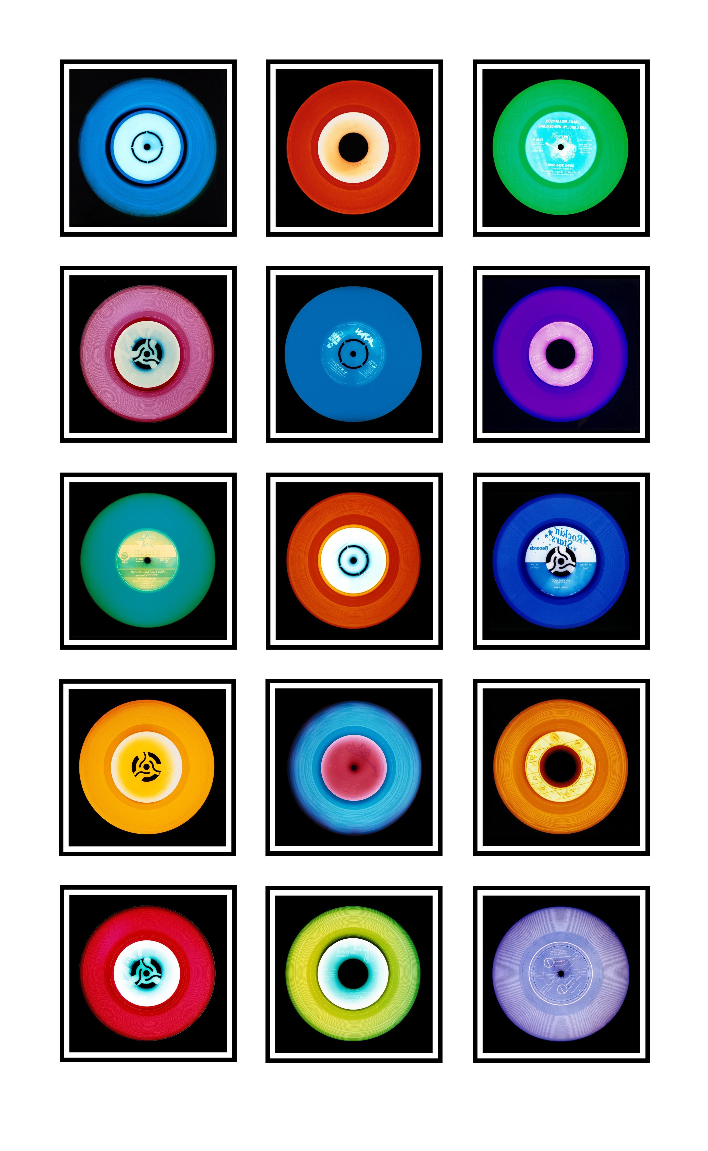 Heidler & Heeps Print - Vinyl Collection Fifteen Piece Multi-Color Installation - Pop Art Photography