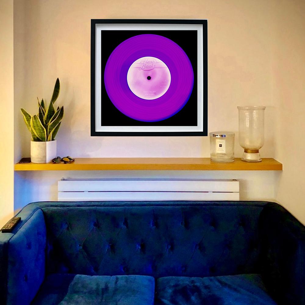 Vinyl Collection Flash Back Purple - Pop Art Color Photography For Sale 1