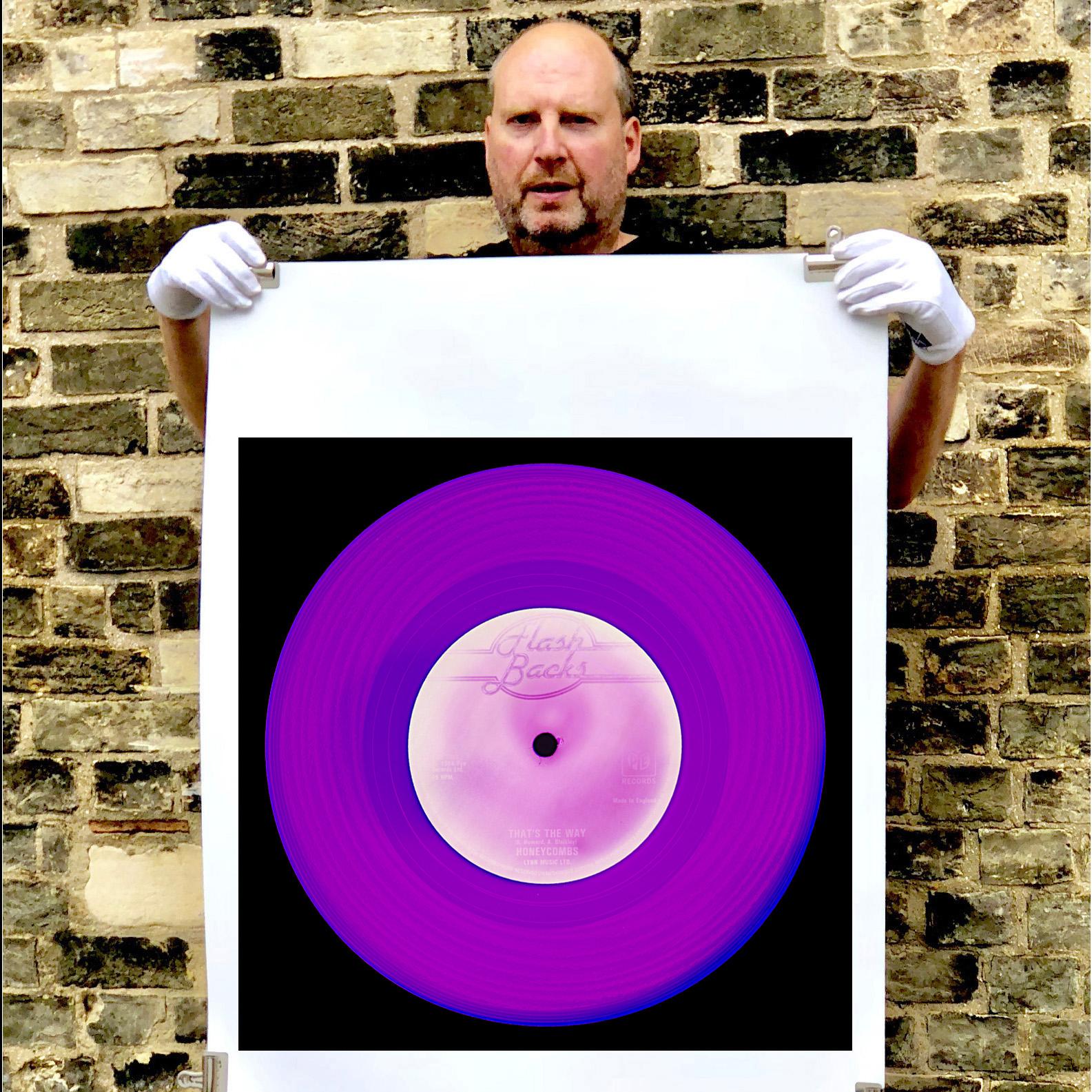 Vinyl Collection Flash Back Purple - Pop Art Color Photography For Sale 3